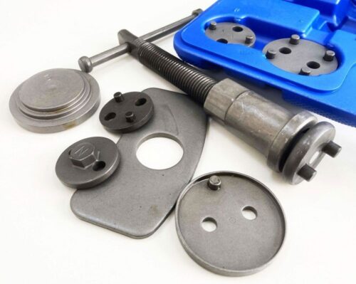 BRAKE CALIPER WIND BACK TOOL SET 18pc WITH ADAPTORS – TOOLZONE KDPAU081