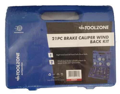 BRAKE CALIPER WIND BACK KIT 21pc WITH CASE – TOOLZONE KDPAU064
