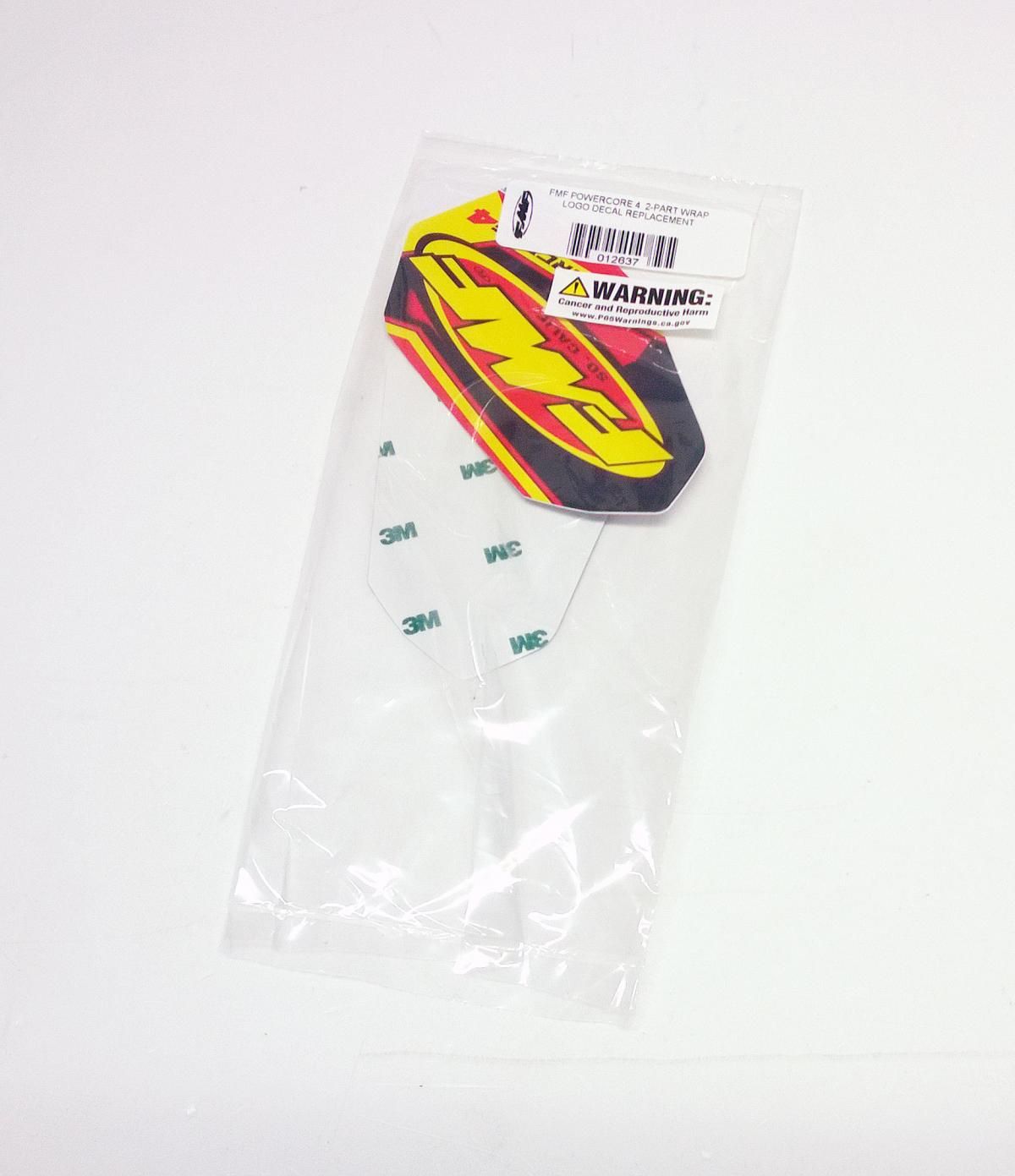 FMF PC4 LOGO DECAL 2-PART - Image 2