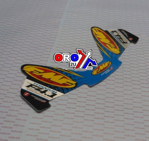 FMF F4.1 RCT TITANIUM LOGO V2 VERSION 2 014819