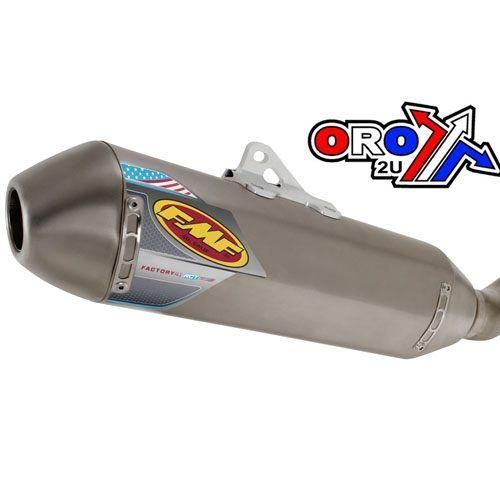 END OF LINE 11-13 CRF250R F4.1 SS MUFFLER, FMF 041481 Aluminium Slip On