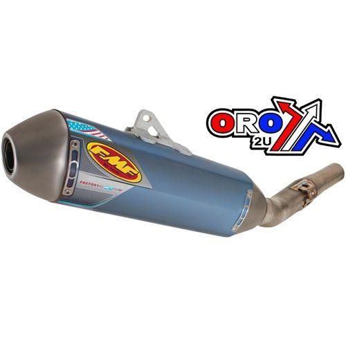 END OF LINE 11-13 CRF250R F4.1 SS BLUE, FMF 041437 Exhaust Anodized