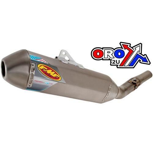 END OF LINE 11-13 CRF250R 4.1 TIT NATURAL, FMF 041438 FACTORY SILENCER