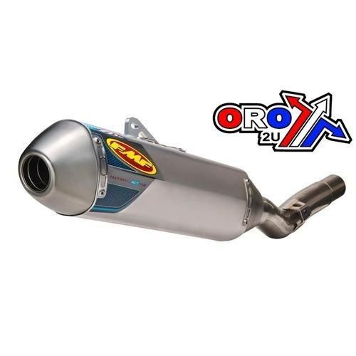 END OF LINE 11-12 RMZ250 F4.1 SS NATURAL, FMF 043291 FACTORY SILENCER