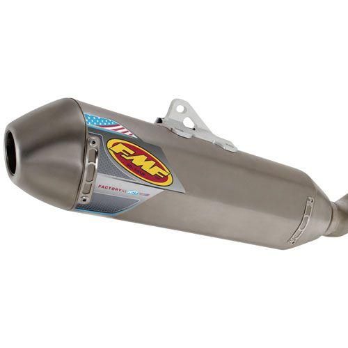 END OF LINE 11-12 YZ450F F4.1RCT SS NAT, FMF 044369 FACTORY SILENCER