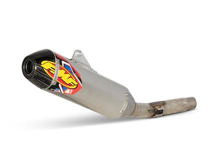 END OF LINE 16-18 KX450F F4.1RCT TI NAT, FMF 042331 FACTORY SILENCER