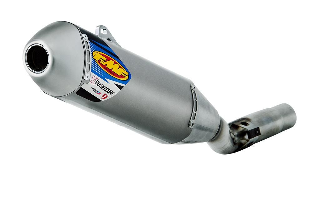 END OF LINE 13-17 RMZ250 TI POWERCORE, NATURAL FMF SILENCER 043343