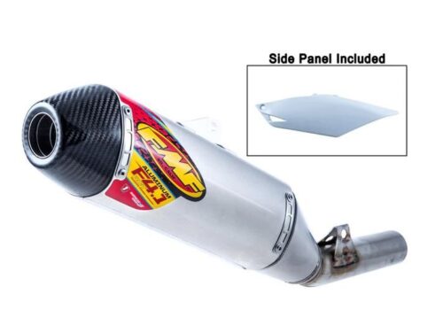 END OF LINE 14-17 CRF250R F4.1 ALUM/CARBON, CAP SILENCER + LEFT SIDE PANEL, 041525