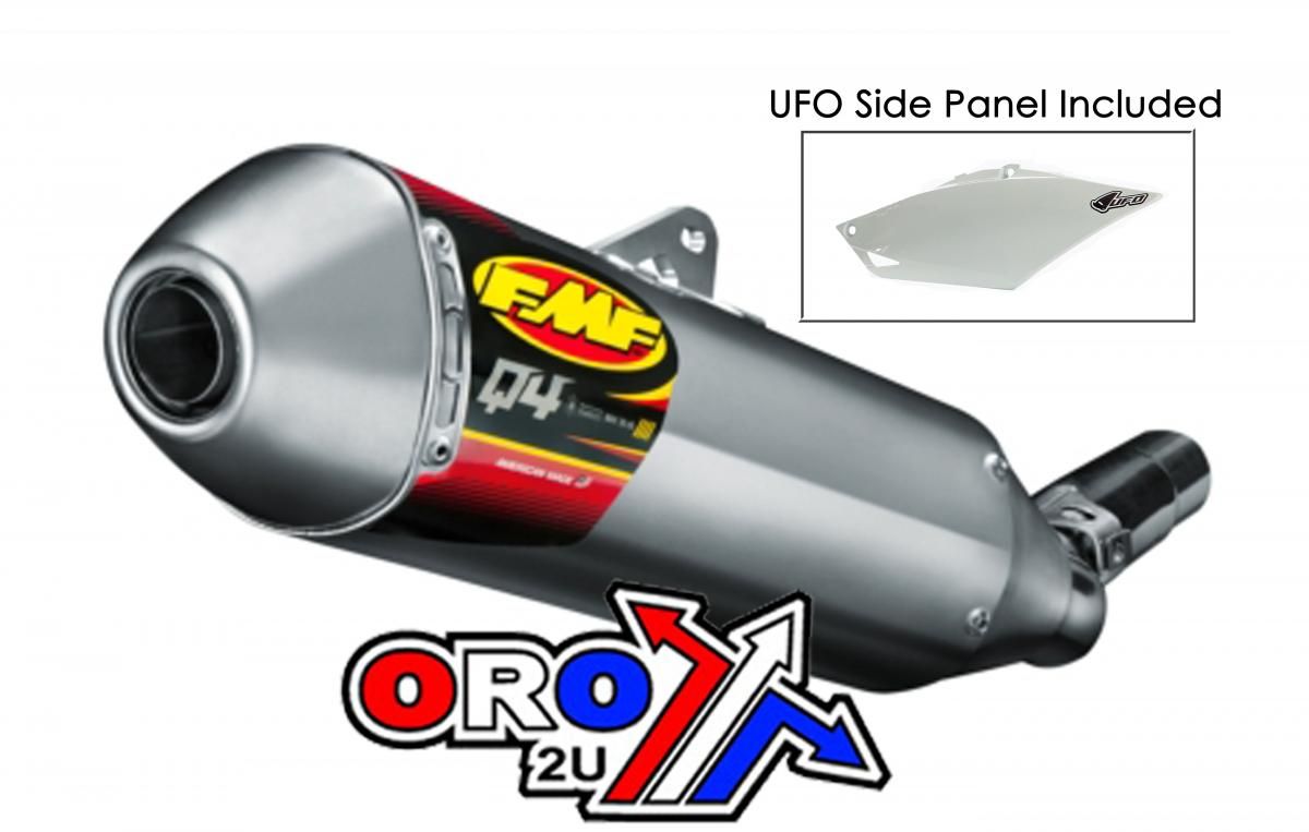 END OF LINE 14-17 CRF250R Q4 HEX FMF, SILENCER + LEFT SIDE PANEL, 041522 EXHAUST - Image 3