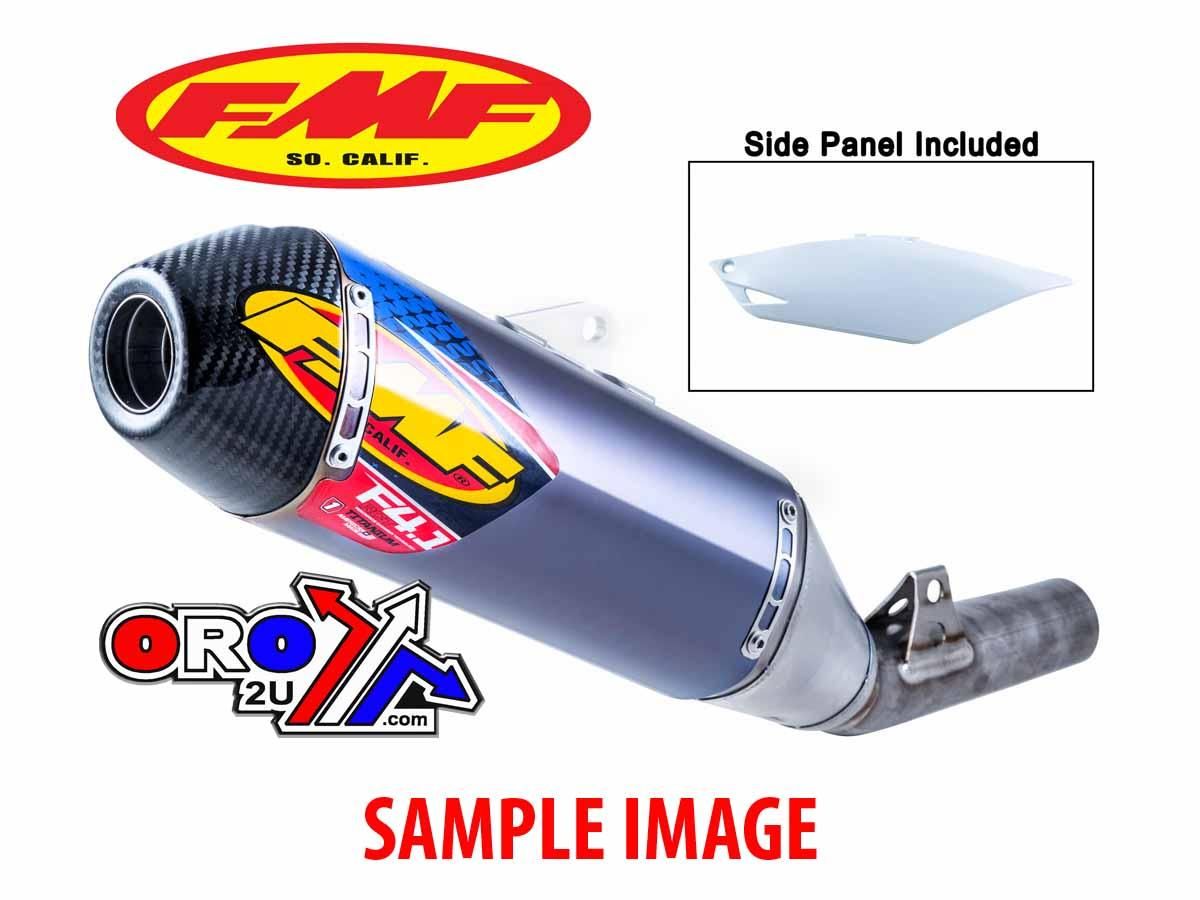 END OF LINE 17-20 CRF450R/RX TI ANO CARB, CAP SILENCER + LEFT SIDE PANEL, FMF SILENCER 041560