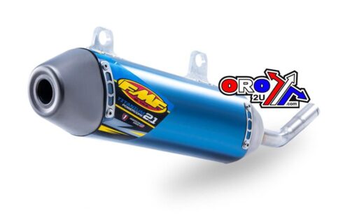 02-21 YZ250 Ti POWERCORE 2.1, FMF 024063 EXHAUST SILENCER, TITANIUM