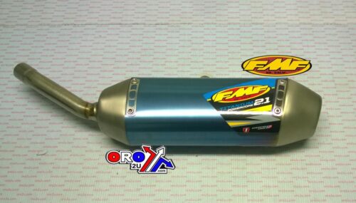 02-21 YZ125 Ti POWERCORE 2.1, FMF 024060 EXHAUST SILENCER, TITANIUM
