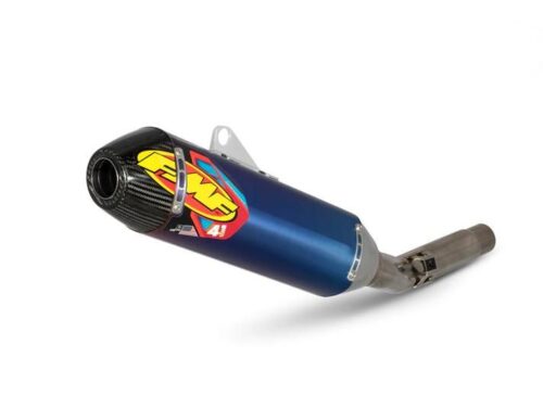 17-20 KX 250F FAC 4.1 TIT C/F CAP, FMF 042376, FACTORY 4.1, CARBON CAP, TITNAIUM