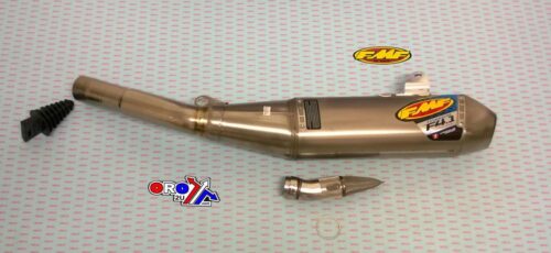 YZF 250 19-21 4.1 TIT NAT S/S CAP, FMF MUFFLER, YAMAHA 2019, 044454, TITANIUM NATURAL