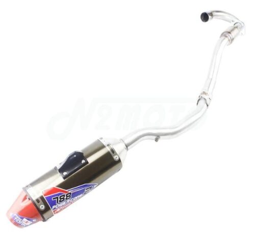 FULL EXHAUST MUFFLER SYSTEM SLIP ON 03-17 HONDA CRF150F 041048 041332 18300-KPT-306 18320-KPT-A00