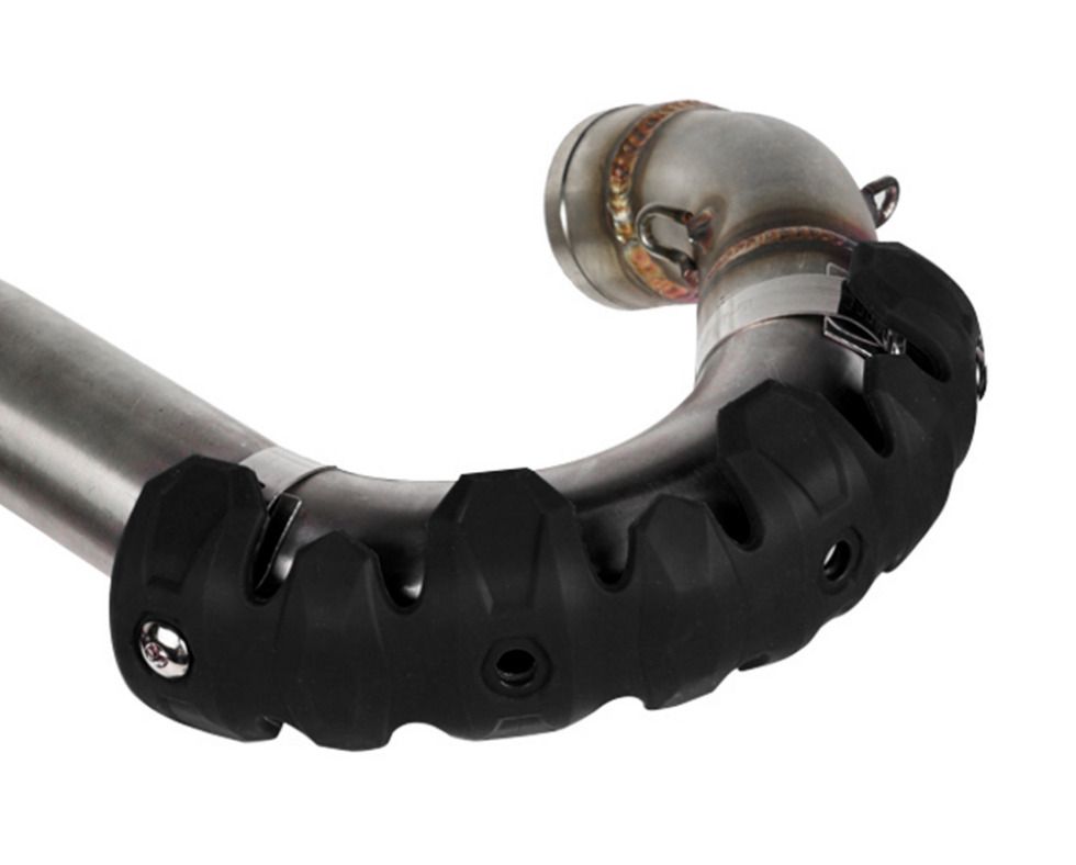 4 Stroke Exhaust Pipe Guard Muffler 220mm Universal Fitment - Image 6