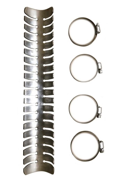 HEADER PIPE GUARD STAINLESS STEEL UNIVERSAL 4-STROKE, 868 RICOCHET