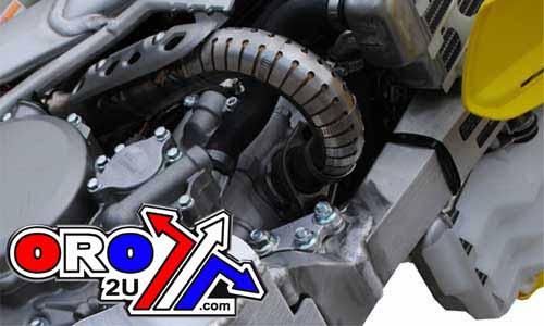 HEADER PIPE GUARD STAINLESS STEEL UNIVERSAL 4-STROKE, 869 RICOCHET