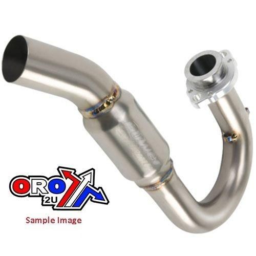 END OF LINE 10-11 EC250F GAS P-BOMB SS, FMF 045353 HEADER EXHAUST PIPE, NLA