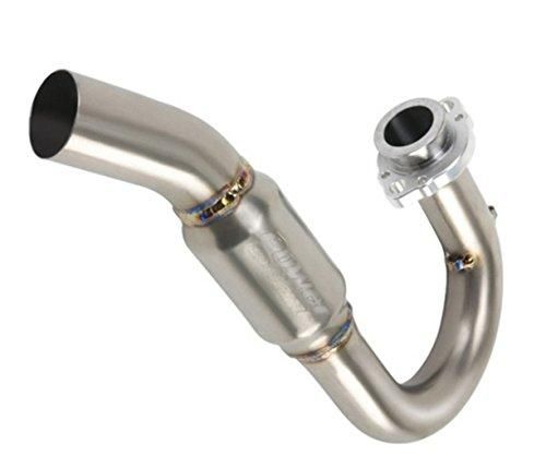 END OF LINE 08-10 RMZ450 P-BOMB SS PIPE, FMF 043175 POWERBOMB HEADER