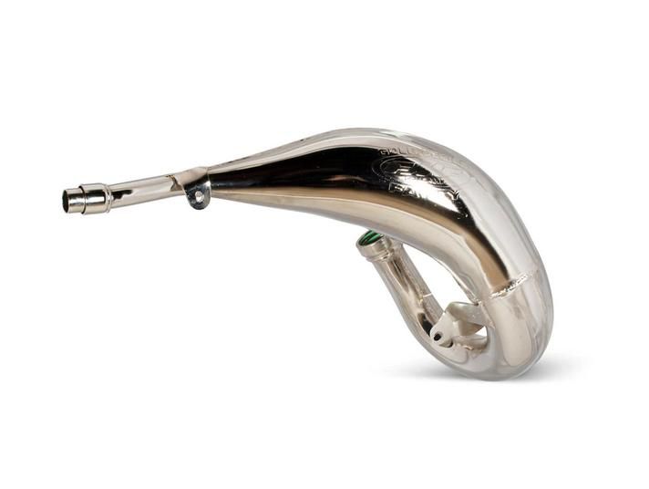 FATTY FRONT PIPE 05-21 YZ125, FMF 024049 NICKEL EXHAUST - Image 2