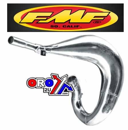 14-19 KX85/100 SST FRONT PIPE, FMF 022061 EXHAUST NICKEL