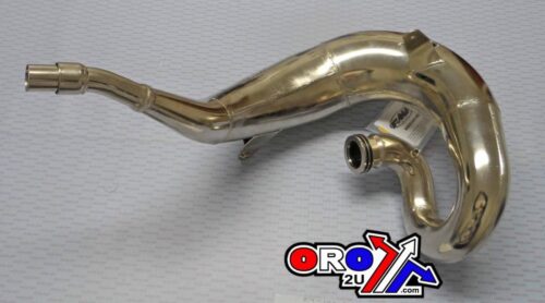 01-02 KX250 GNARLY FRONT PIPE, FMF 022007 EXHAUST NICKEL
