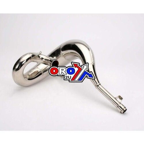 00-01 CR250 GNARLY FRONT PIPE, FMF 020379 EXHAUST NICKEL