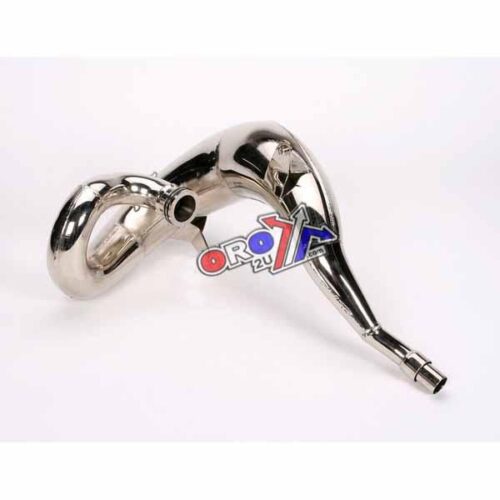 97-00 KX250 GNARLY FRONT PIPE, FMF 020059 EXHAUST NICKEL