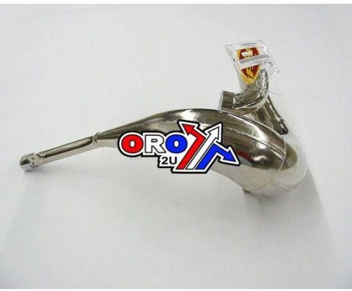 03-04 CR250 GNARLY FRONT PIPE, FMF 021041 EXHAUST NICKEL