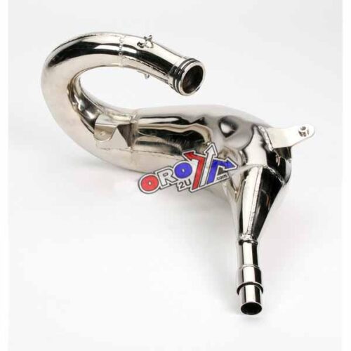 95-97 KX125 FATTY FRONT PIPE, FMF 020048 EXHAUST NICKEL