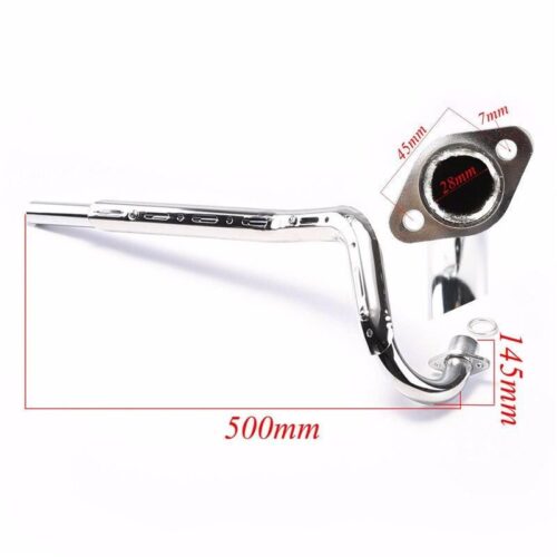 UNIVERSAL PITBIKE HEADER 28mm, 0cc 70cc 90cc 110cc125cc EXHAUST