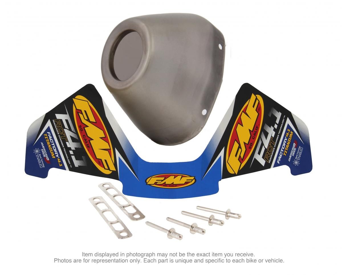 FACTORY 4.1 RCT TI END CAP, FMF 040642 REPLACMENT PARTS