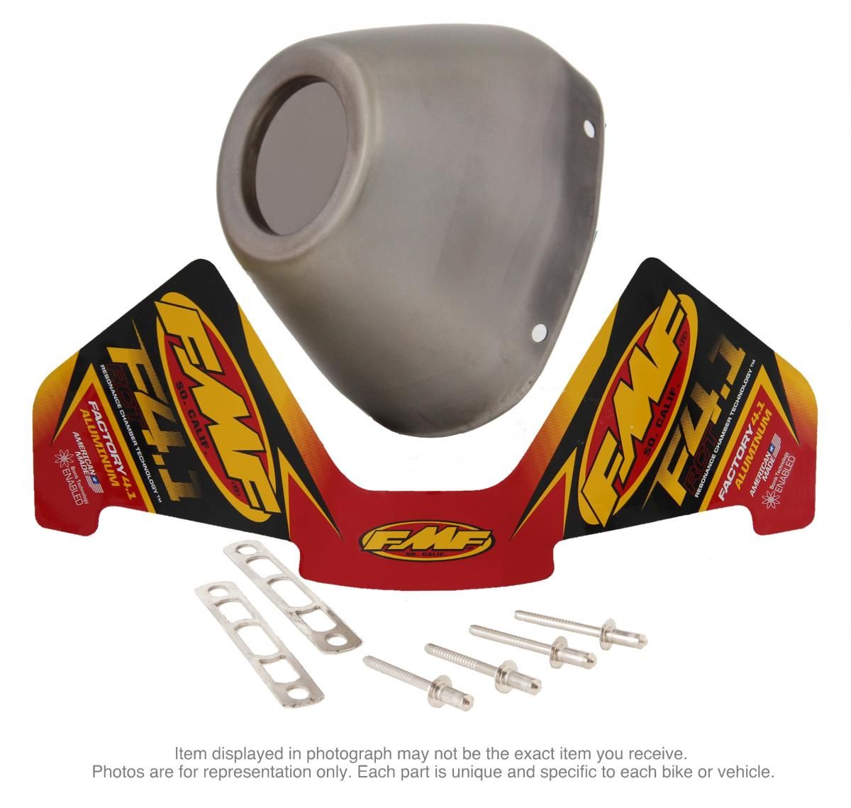 FACTORY 4.1 RCT SS END CAP, FMF 040641 REPLACMENT PARTS