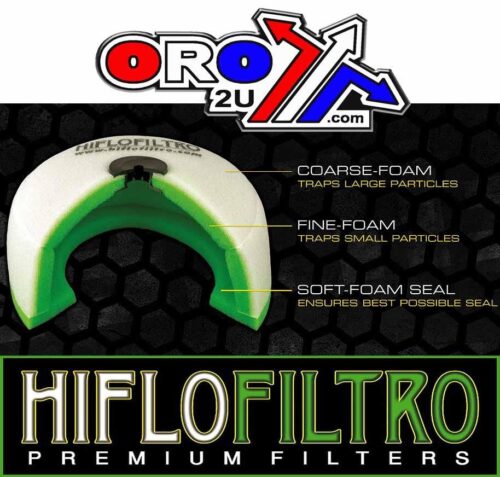 AIR FILTER 2002-07 KX125 KX250, HIFLO HFF2014 KAWASAKI
