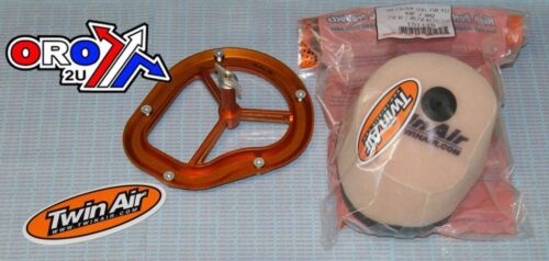 AIR FILTER KIT 04-05 KXF250, TWINAIR 151118C COMPLETE