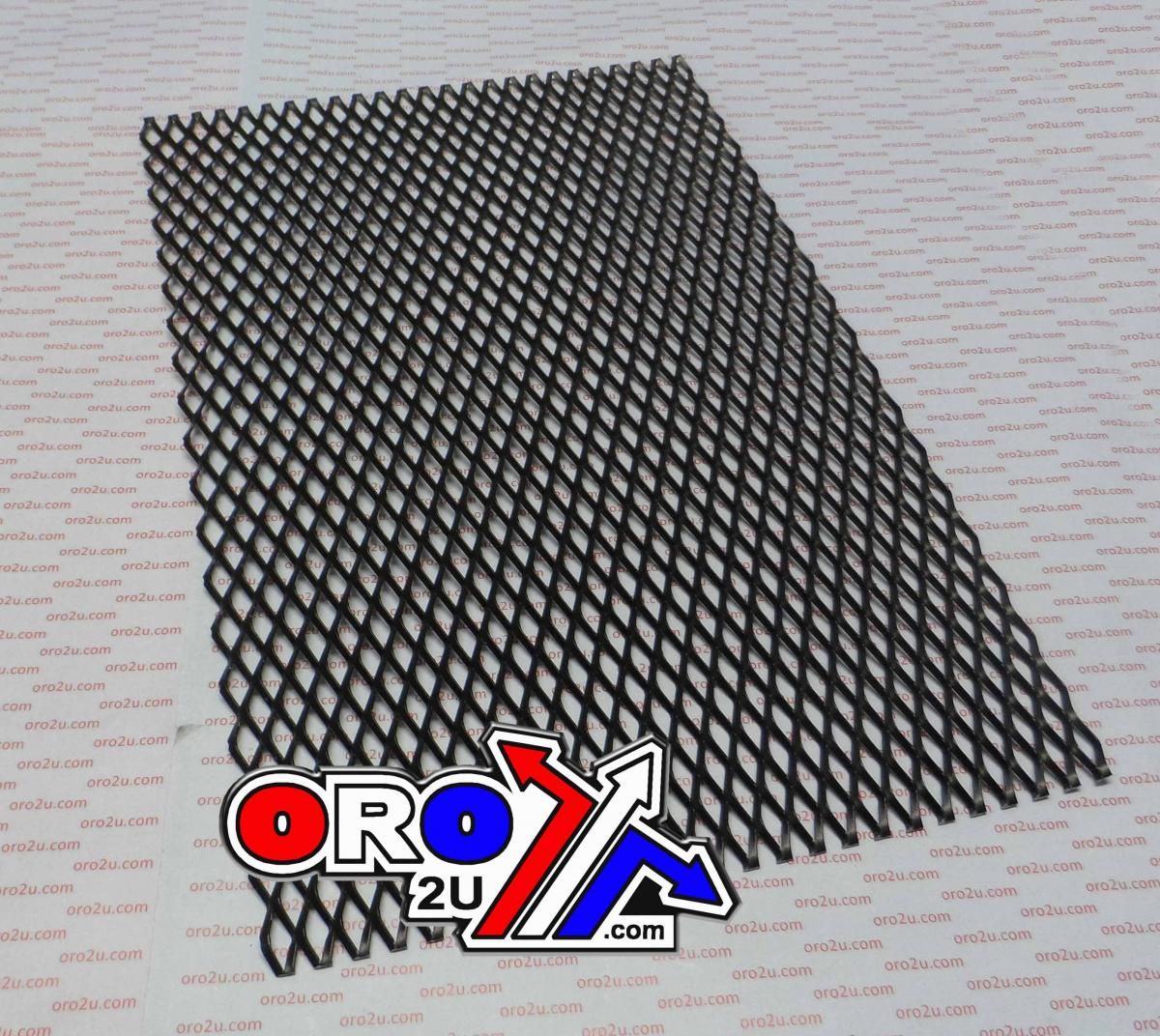 AIRFLOW MESH BLACK ALUMINIUM 30x30cm - Image 2