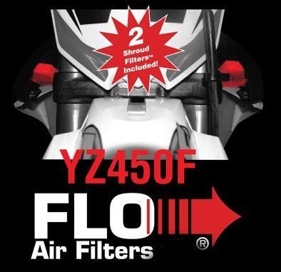 AIR FILTER KIT 3PC YZF 250/450, PC RACING PCF11X, SHROUD FILTER, AIR FILTER & 2x INTAKE FILTER - Image 3