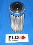 OIL FILTER FLO REUSABLE PC167, PC RACING USA STAINLESS STEEL