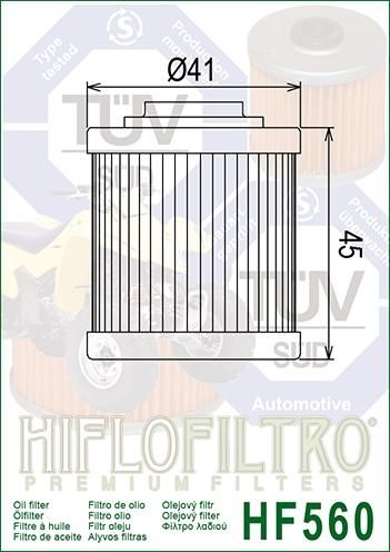 OIL FILTER HIFLO HF560 - Image 2