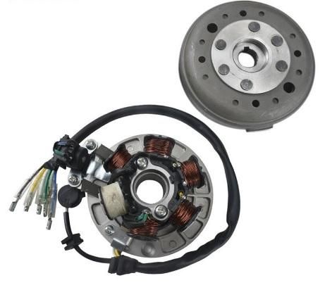 STATOR & FLYWHEEL LIFAN 125-150, 110MM FLYWHEEL, 16MM SHAFT