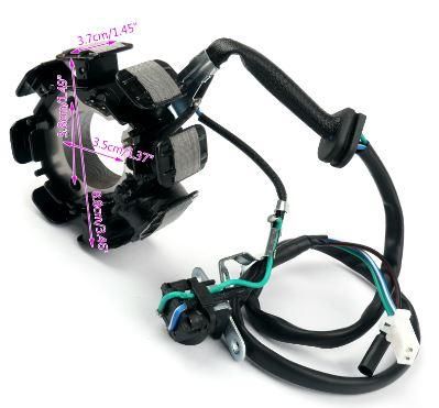 STATOR COIL CRF150 03-05, 31120-KPT-901, 31120-KPT-902 - Image 6