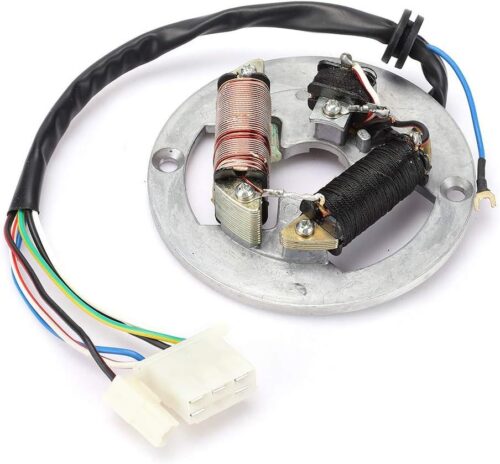 STATOR COIL YAMAHA PW80 2-COIL IGNITION COIL WITH PLATE NOT 2003 MODEL