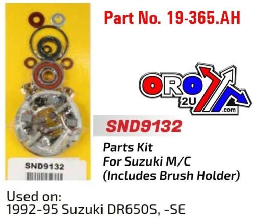 STARTER MOTOR REPAIR KIT, SUZUKI DR650S SE 92-95 SND9132, ARROWHEAD SND9132