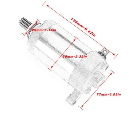 STARTER MOTOR YAMAHA XT125R YB125 3D9-H1800-01 3D9-H1890-00