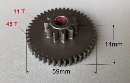 STARTER IDLER GEAR YAMAHA TTR125EX LE LEX XT125R 125X YB125SPD YBR125ED 5VL-E5512-00