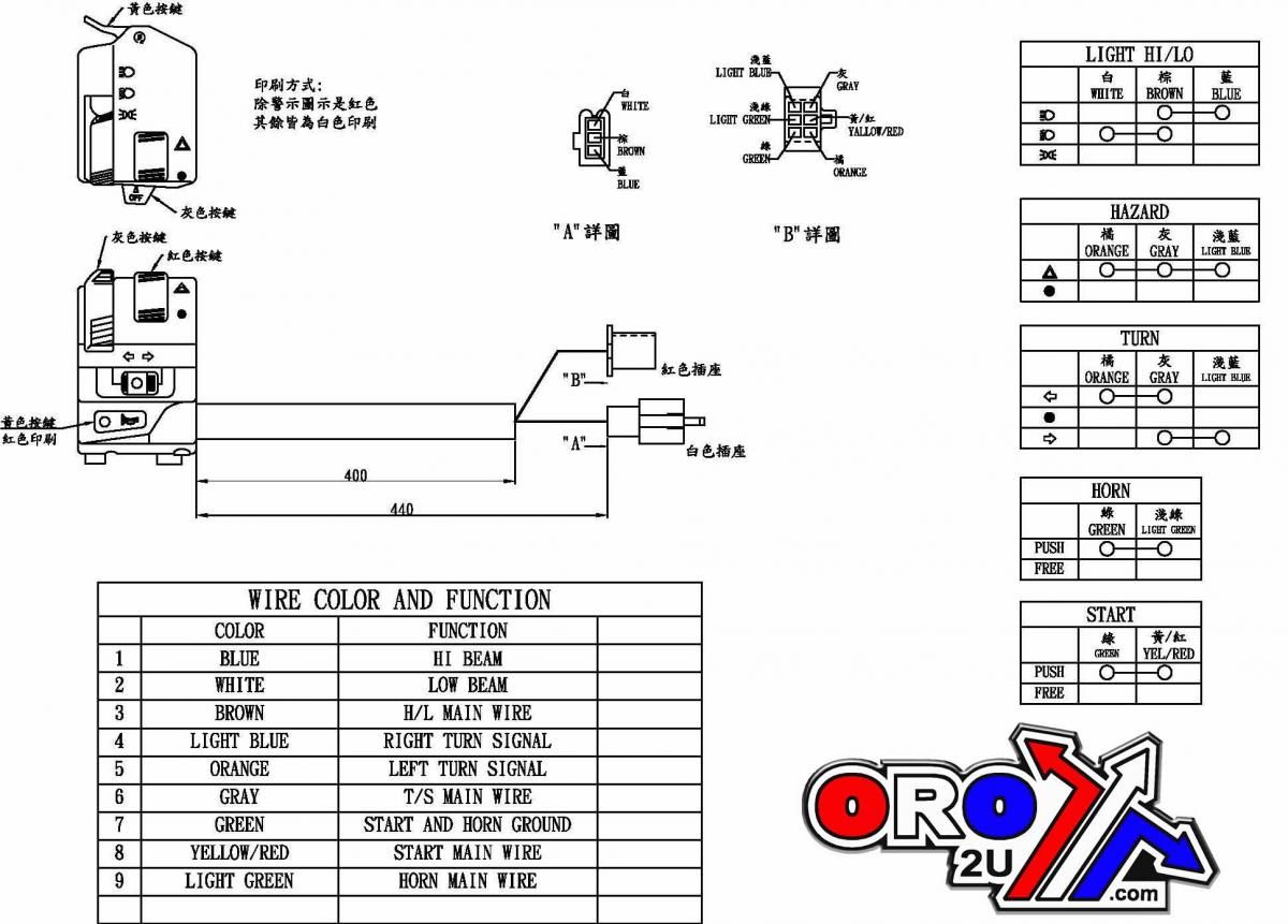 SWITCH LH HANDLEBAR YAM 6BB - Image 4