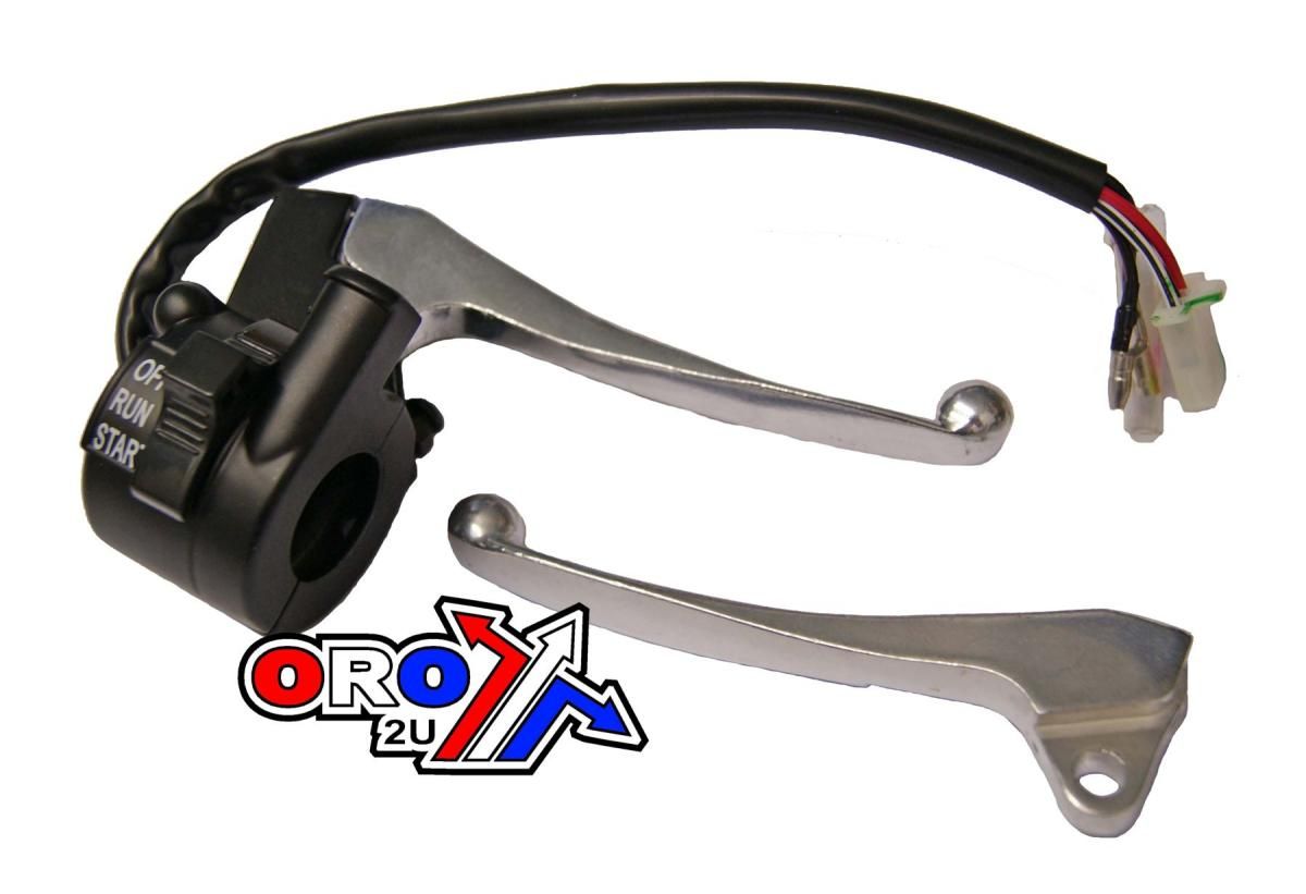 THROTTLE CASE LEVERS & SWITCH YAMAHA PW50 3PT-82920-00-00 RIGHT