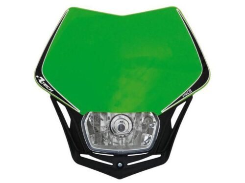 V-FACE HEADLIGHT GREN/BLK, RTECH R-MASKVENR008