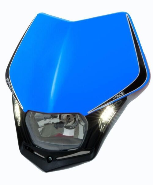 V-FACE LED HEADLIGHT, RTECH R-MASKBLTMNR9, TM BLUE